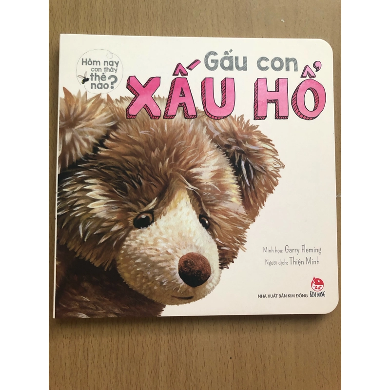 Gấu con xấu hổ/ Sách gỗ mới 100% chưa qua sử dụng 328438