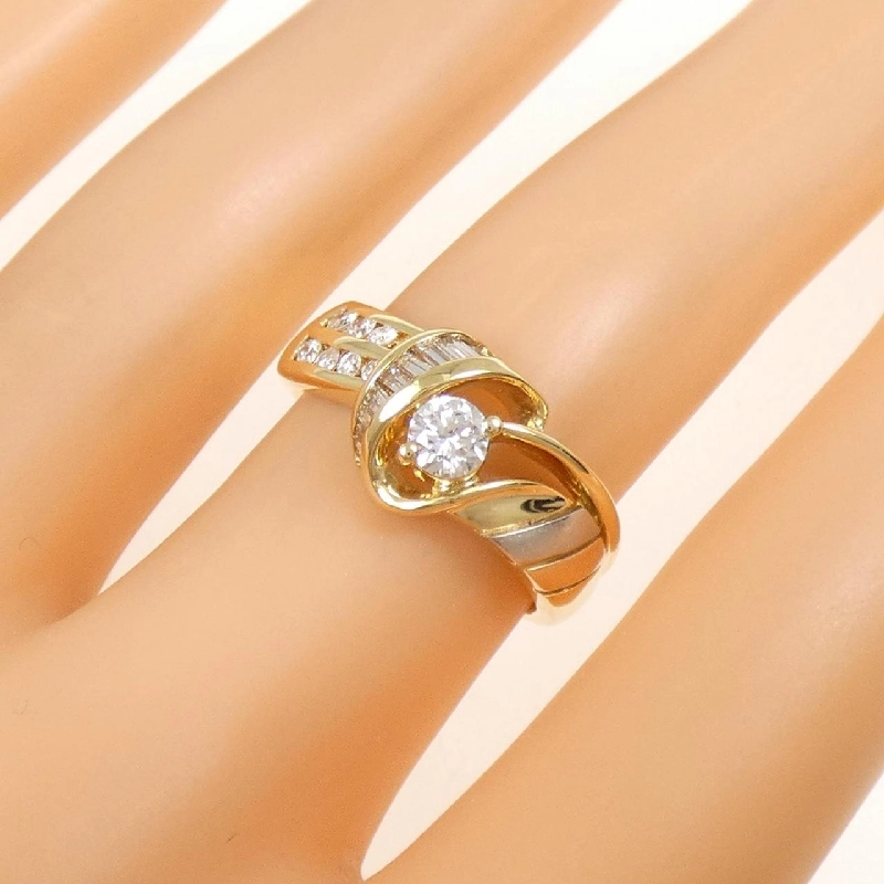 Nhẫn kim cương K18YG/PT900/K18PG 0.50CT - Hàng hiệu Chính hãng 851799