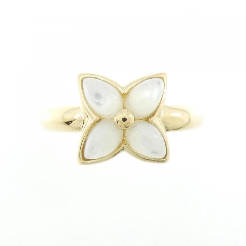 Nhẫn hoa ngọc trai mẹ K18YG - Hàng hiệu Authentic 859767