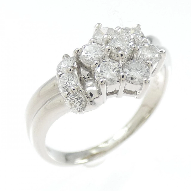 Nhẫn kim cương hoa PT900 0.56CT 667531