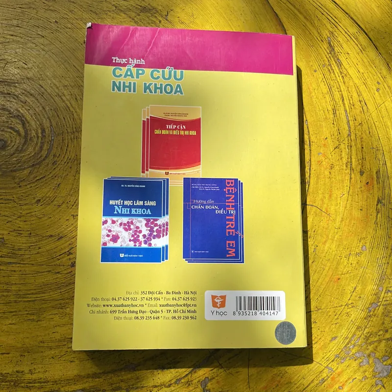 THỰC HÀNH CẤP CỨU NHI KHOA- GS.TS. NGUYỄN CÔNG KHANH- GS.TSKH. LÊ NAM TRÀ 712072