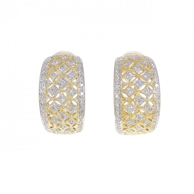 Bông tai/khuyên tai kim cương 750YG/750WG 0.51CT - Hàng hiệu Chính hãng 868320