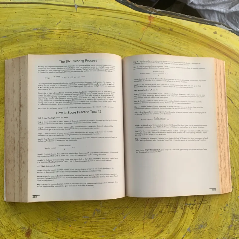 THE OFFICIAL SAT STUDY GUIDEtm 1031809