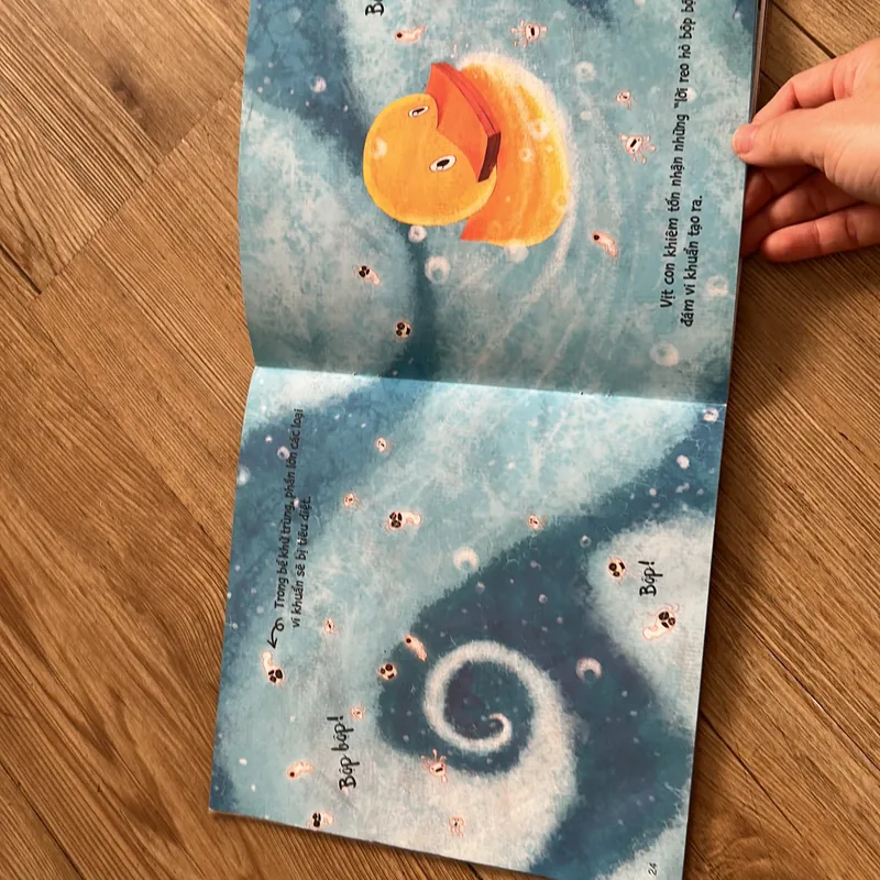 2 quyển sách cho bé- Trường mẫu giáo của chú voi Grumpa, Cuộc phiêu lưu trong ống công 639952