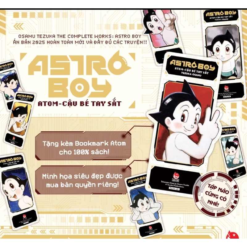 Astro Boy - Tập 1(Tặng kèm Bookmark) + Poster + Ống đựng poster - Tezuka Osamu - [SEAL] 443802