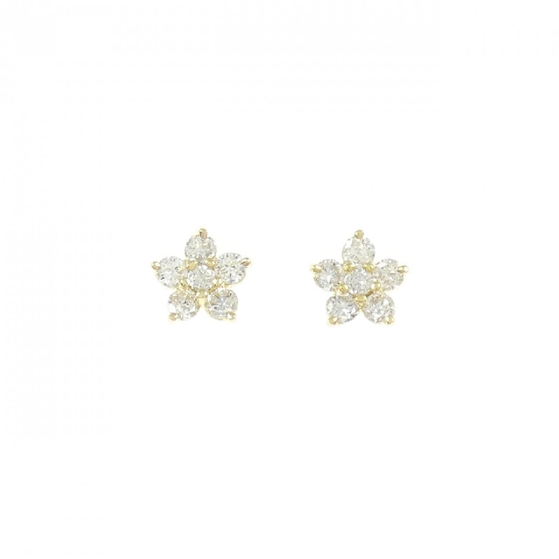 K18YG Bông tai hoa kim cương 0.40CT - Hàng hiệu Chính hãng 868094