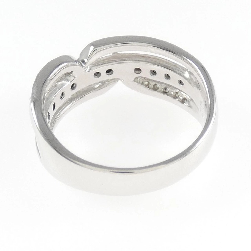 Nhẫn kim cương K18WG/K18BG 0.24CT - Hàng hiệu Authentic 853286