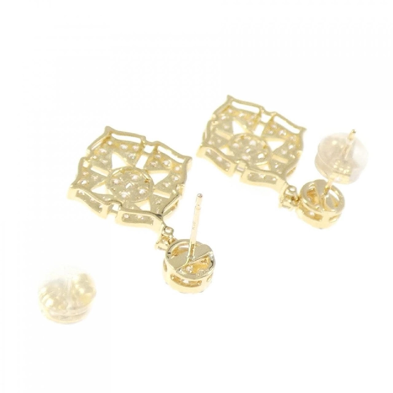 K18YG Bông tai kim cương 1.12CT - Hàng hiệu Chính hãng 869789