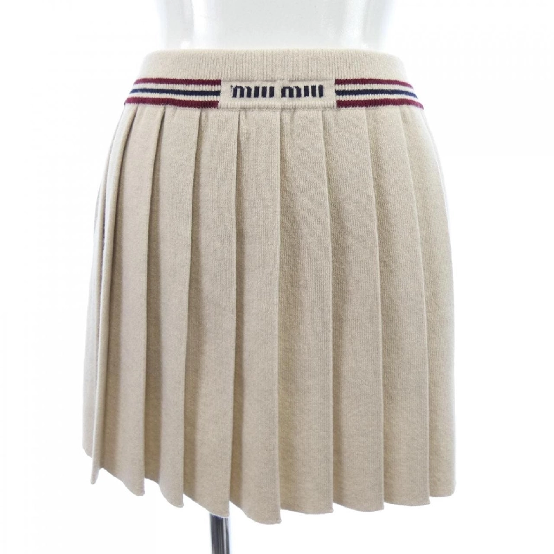 MIU MIU MIU MIU Logo MMG485 SOOO 14AY Váy 648219