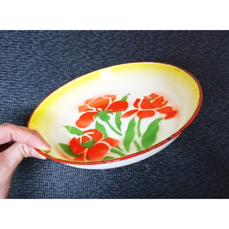 Khay sắt Tráng men xưa thập niên 80 463127