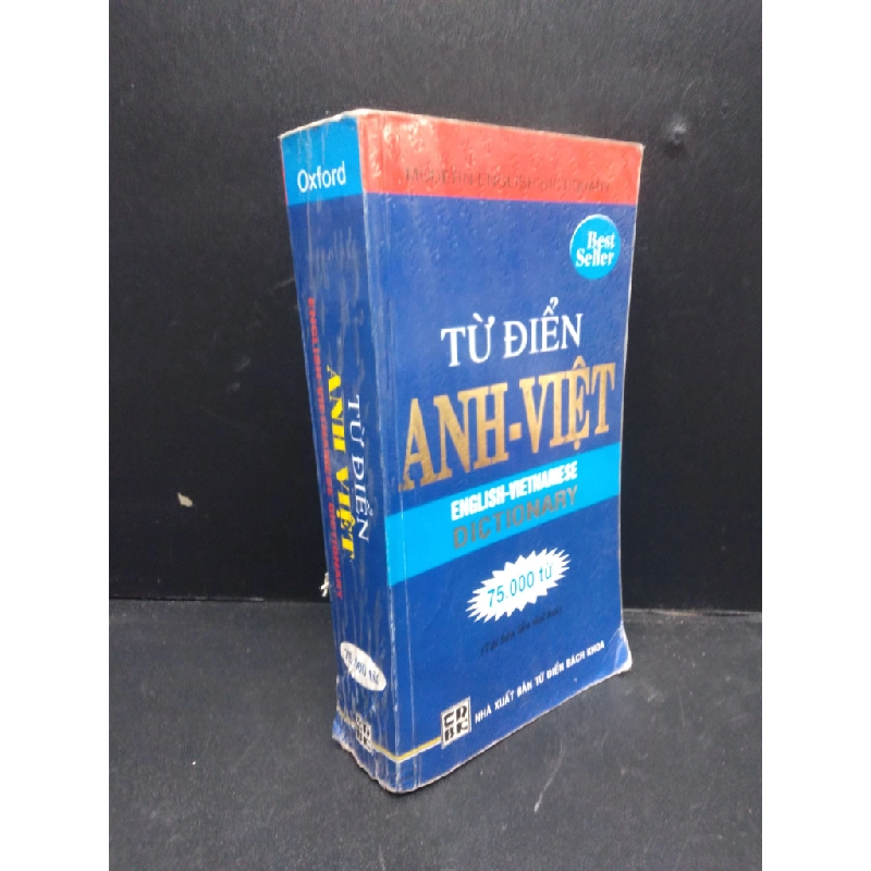 Từ điển Anh Việt 75.000 từ năm 2013 mới 80% bẩn ố rách gáy nhẹ HCM2902 từ điển 74414