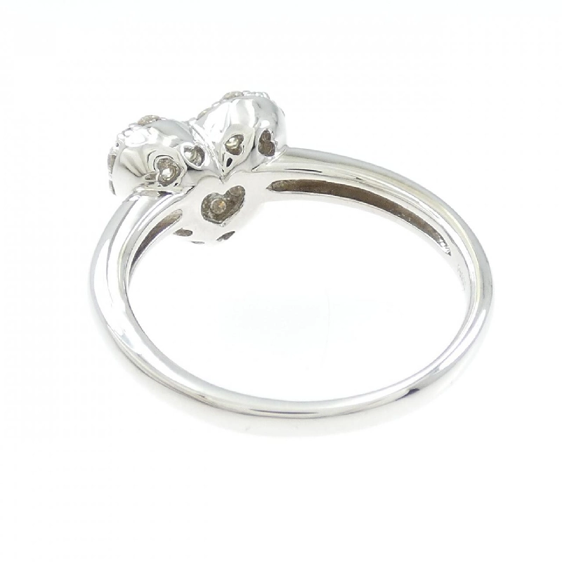 Nhẫn kim cương pavé hình trái tim PT900 0.52CT 665996