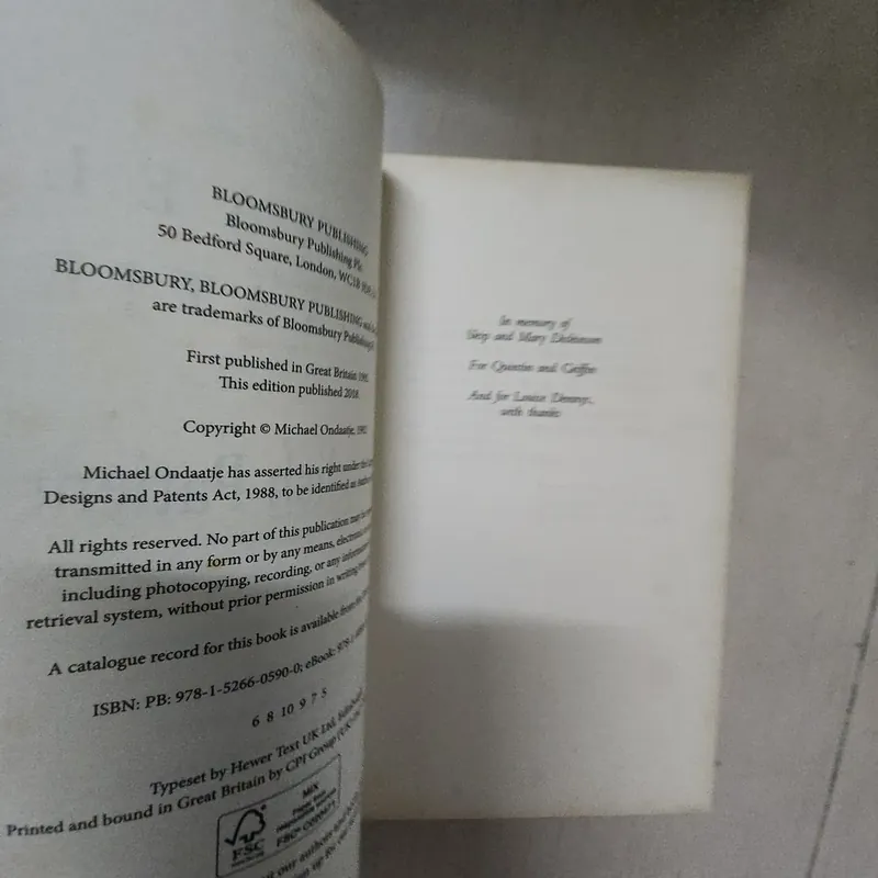 Sách The English Patient 717403