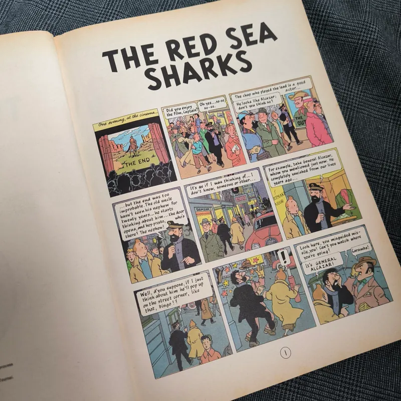 (Sách Ngoại văn) The Adventures of Tintin - The Red Sea Sharks 701062
