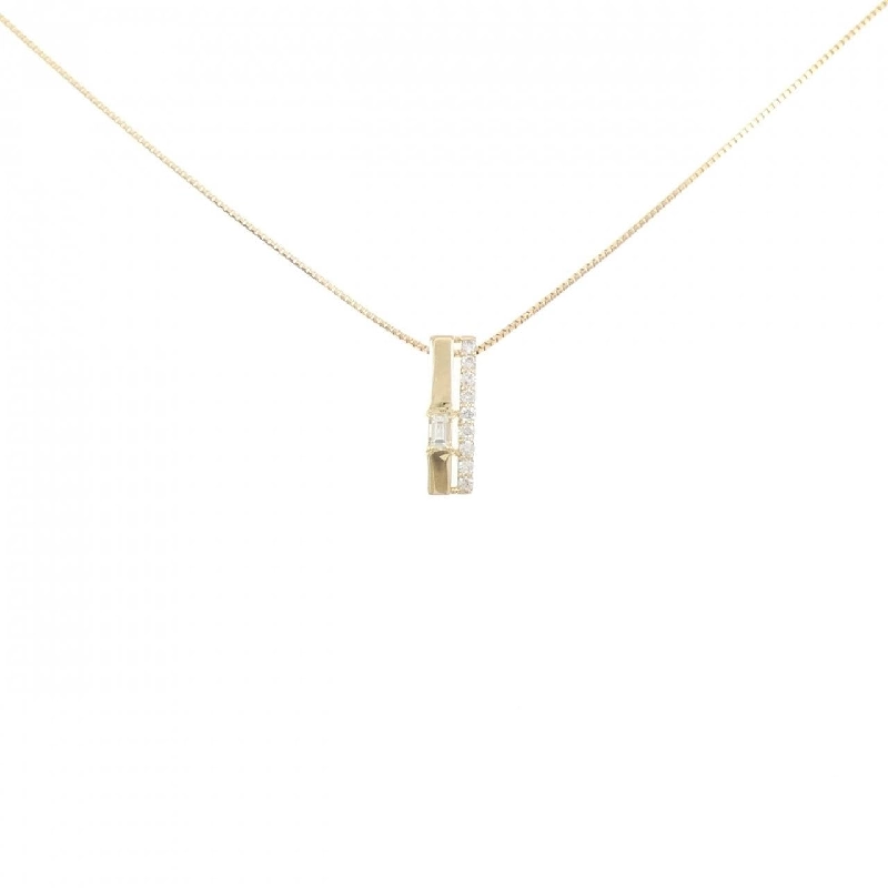 K18YG Dây chuyền kim cương 0.12CT - Hàng hiệu Chính hãng 860982