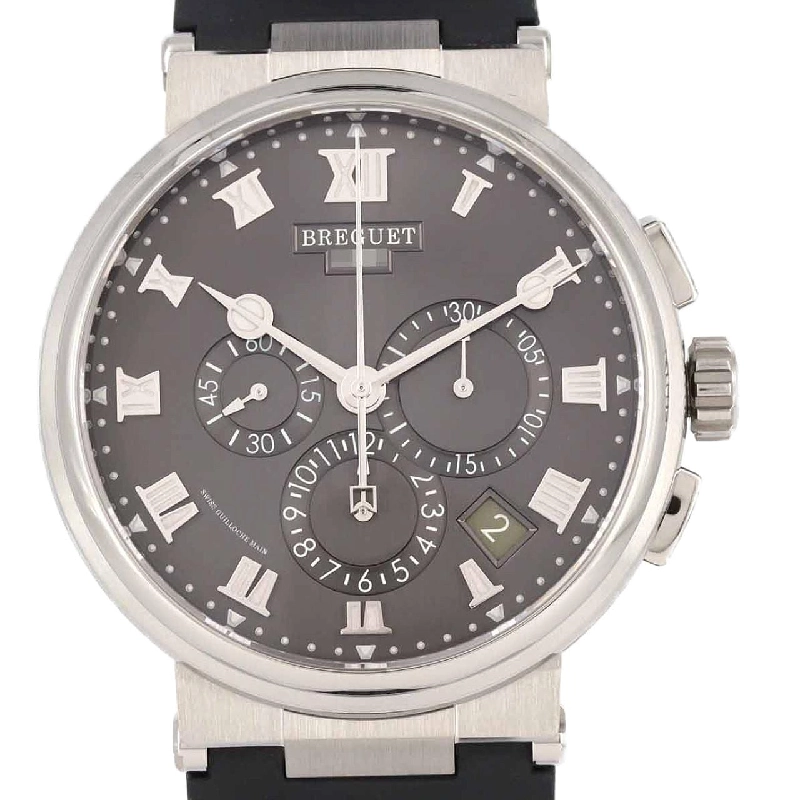 Breguet Marine Chronograph 5527 TI 5527TI/G2/5WV TI tự động - Hàng hiệu Chính hãng 881971