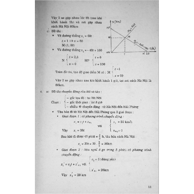 Giải bài tập vật lí PTTH lớp 10 xưa 11520