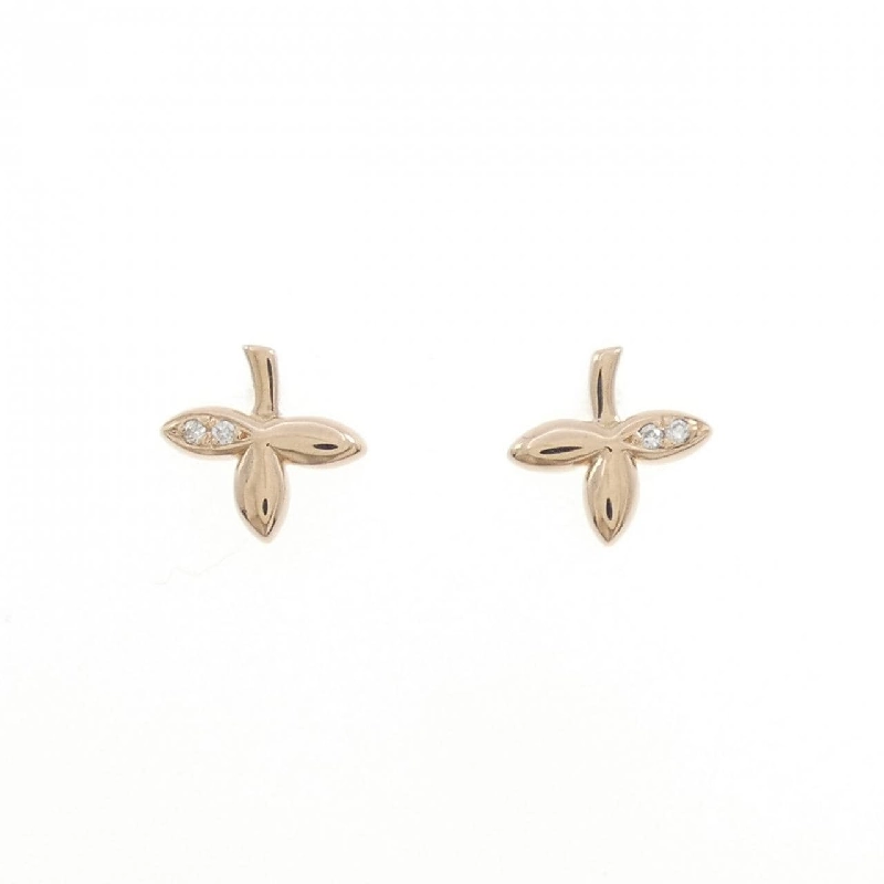 K18YG Bông tai kim cương 0.01CT - Hàng hiệu Chính hãng 866940