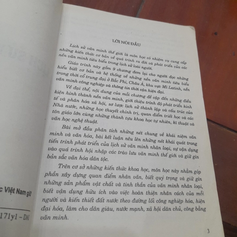 Lịch sử VĂN MINH THẾ GIỚI 445437