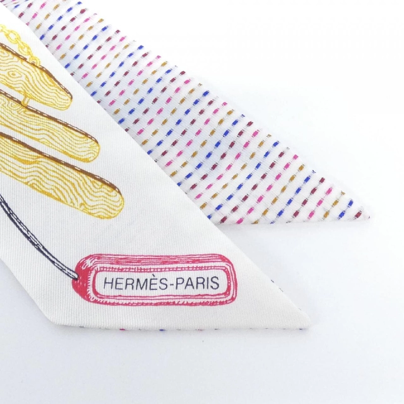 HERMES CHEVALOSCOPE NEON Twilly Poitier 853954S Khăn quàng - Hàng hiệu Chính hãng 806976