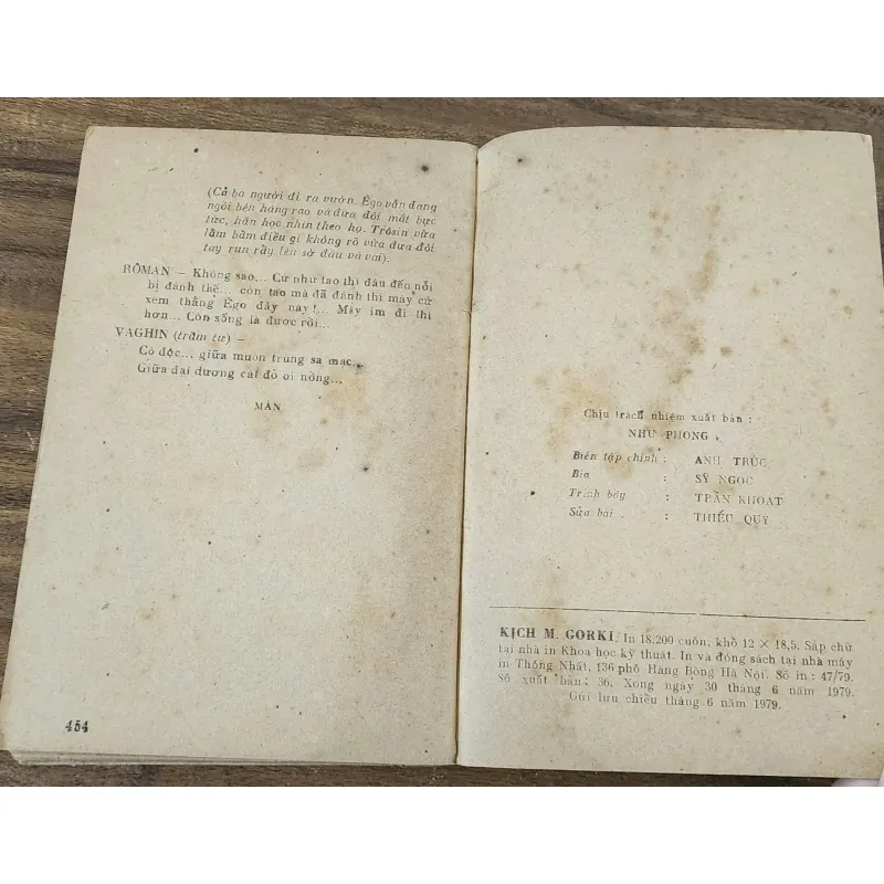 Kịch Maxim Gorky (in 1979 - 454 trang) 762872