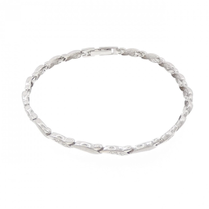 K18WG Vòng tay kim cương 0.15CT - Hàng hiệu Chính hãng 874151