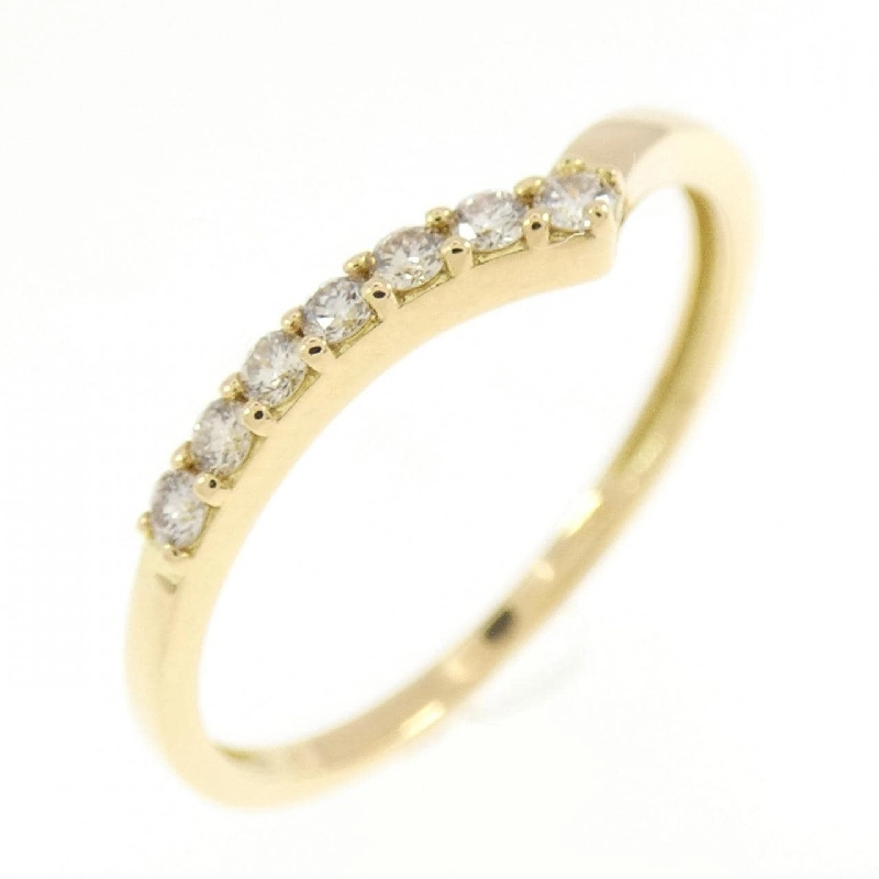 【Sản phẩm mới】Nhẫn kim cương K18YG 0.10CT 672403