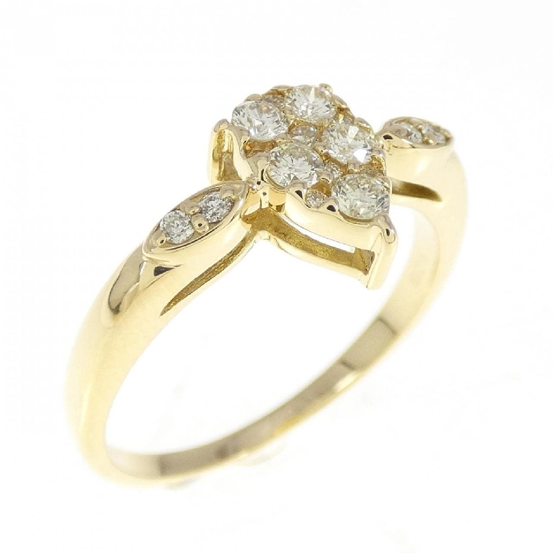 Nhẫn kim cương K18YG 0.25CT 670305