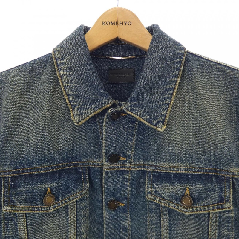 Áo khoác denim SAINT LAURENT 597064 YC868 - Hàng hiệu Authentic 894933