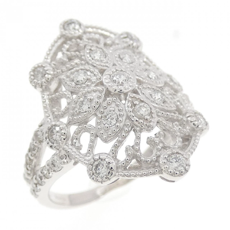 Nhẫn kim cương K18WG 0.50CT - Hàng hiệu chính hãng 851462