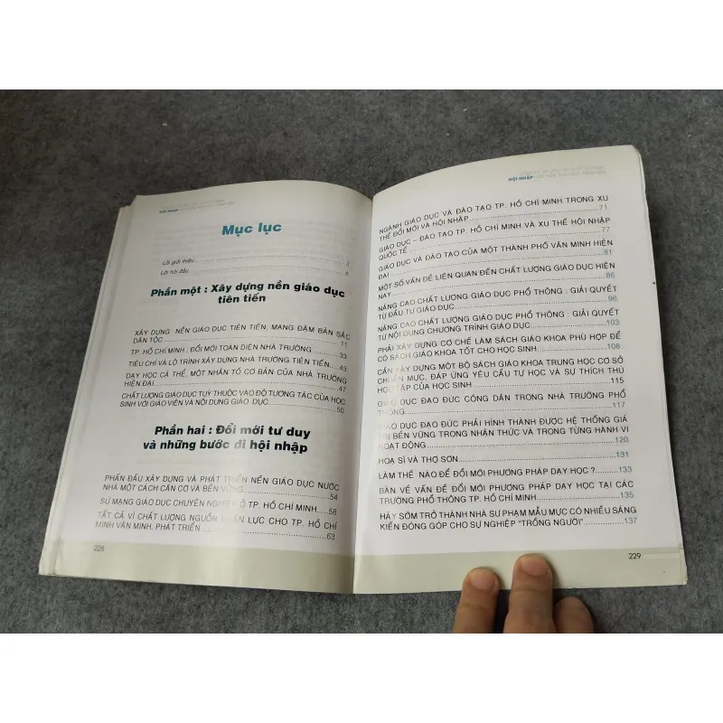 GIÁO DỤC VÀ ĐÀO TẠO TP. HỒ CHÍ MINH. HỘI NHẬP CÁC NỀN GIÁO DỤC TIÊN TIẾN 718921