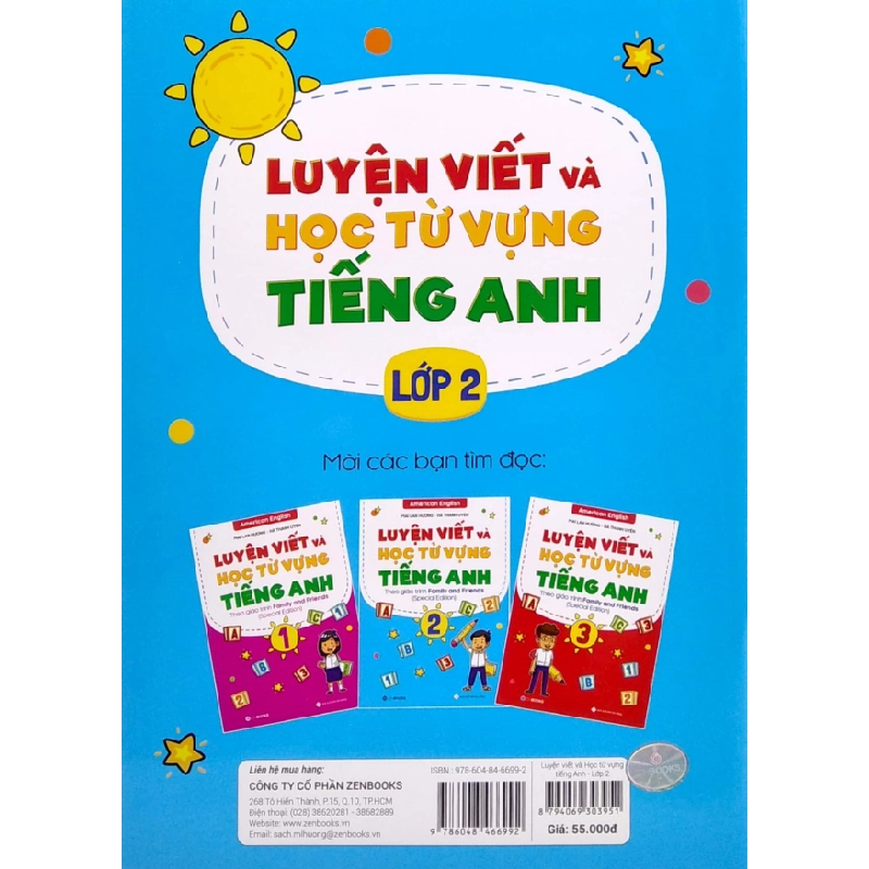 Luyện Viết Và Học Từ Vựng Tiếng Anh Lớp 2 - Theo Chương Trình Family And Friends (National Edition) - Mai Lan Hương, Hà Thanh Uyên 288727