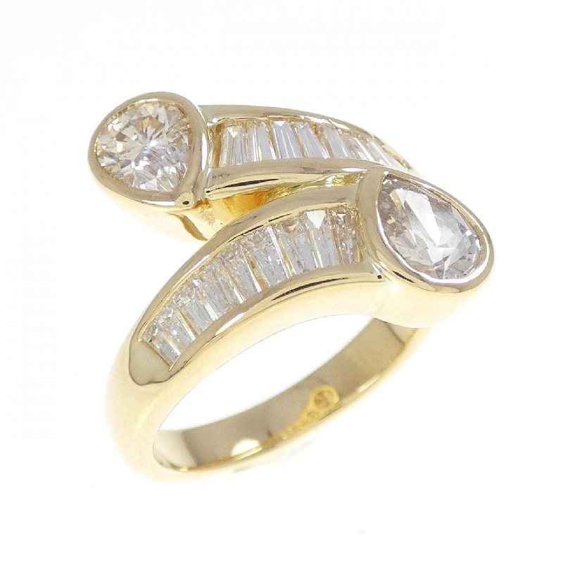 Nhẫn kim cương K18YG - Hàng hiệu Authentic 850527