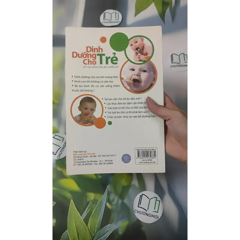 Dinh Dưỡng Cho Trẻ - Các Thực Đơn Và Thắc Mắc Thường Gặp - BS. Nguyễn Thị Hoa 1018933