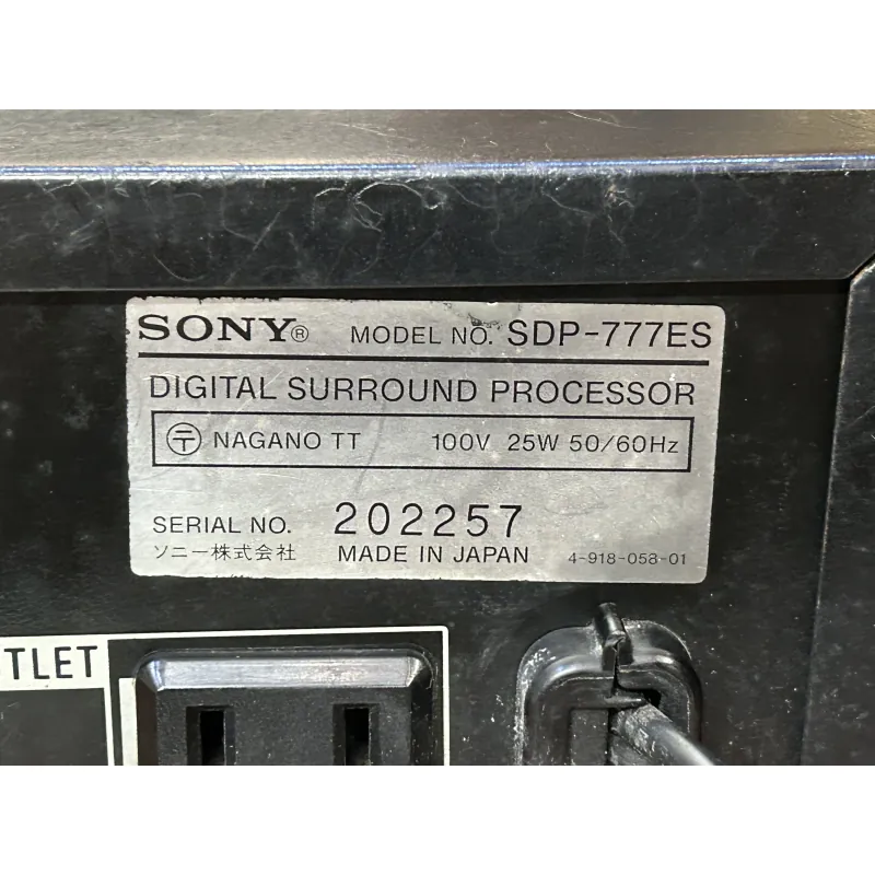 Sony SDP-777ESD 753016