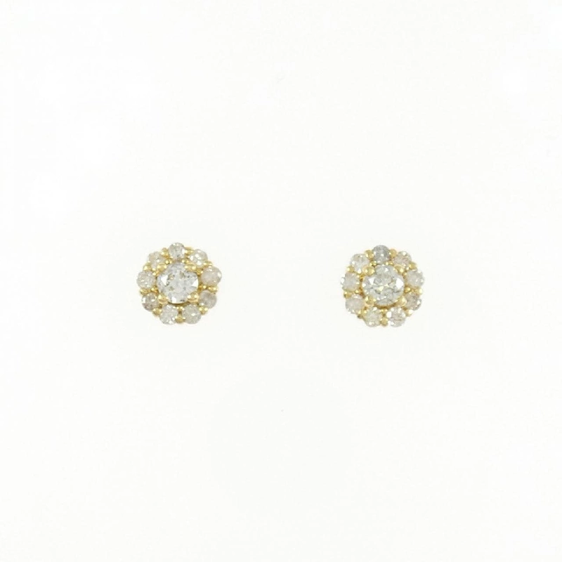 K18YG Bông tai kim cương 0.44CT - Hàng hiệu Chính hãng 867220