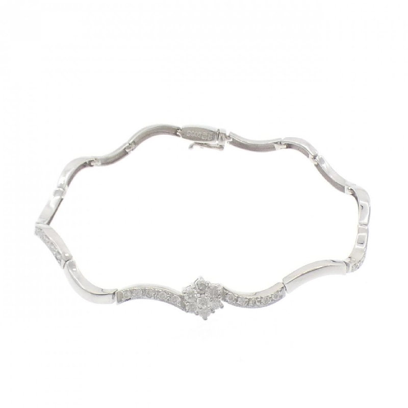 K18WG Vòng tay kim cương 0.65CT - Hàng hiệu Authentic 872578