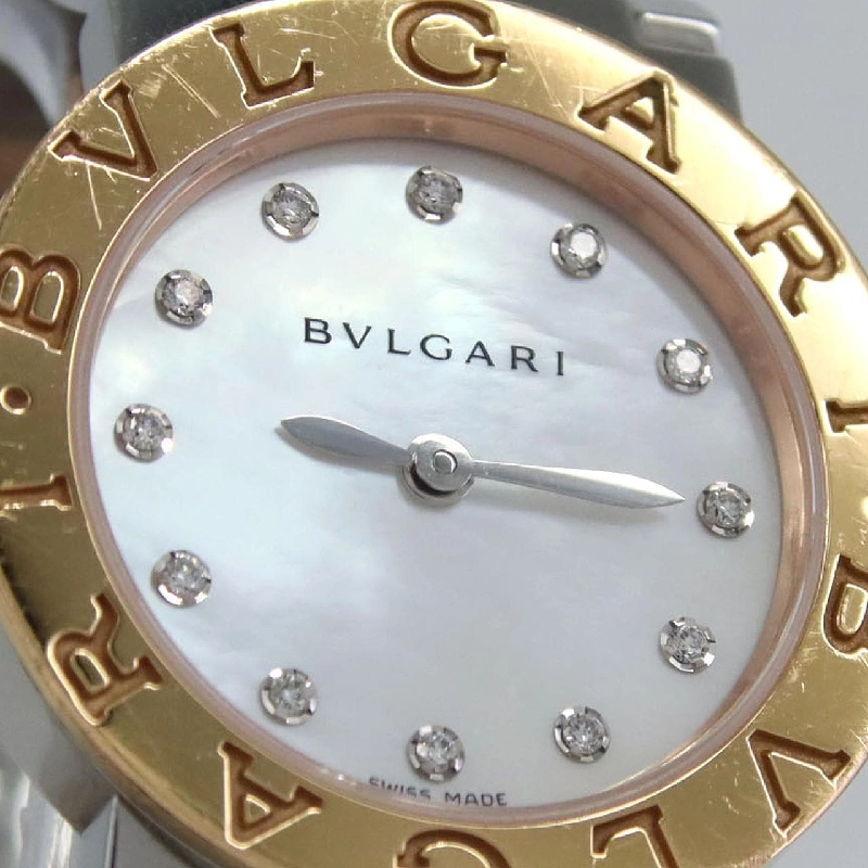 Bulgari Bulgari Bulgari PG kết hợp - 12P BBLP26SG/BBL26WSPG/12 SSxPG Quartz - Hàng hiệu Chính hãng 873557