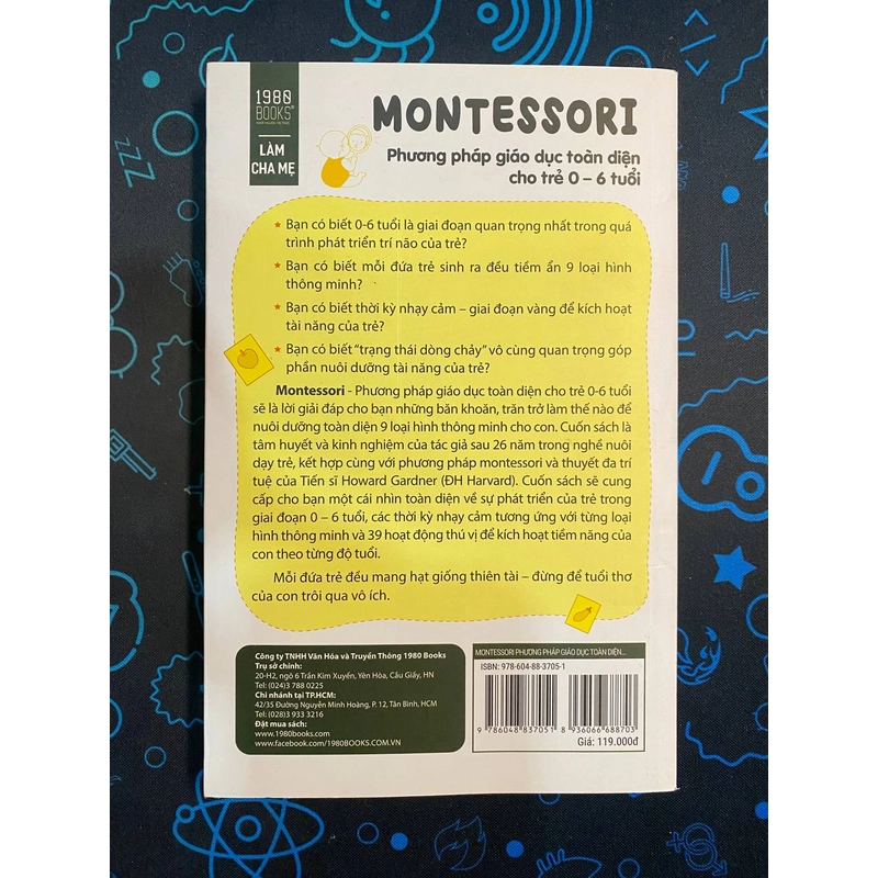 - MONTESSORI – PHƯƠNG PHÁP GIÁO DỤC TOÀN DIỆN CHO TRẺ 0-6 TUỔI - ITO MIKA - MỚI 361909