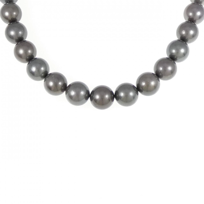 Mặt dây chuyền bạc với ngọc trai đen 8-12mm - Hàng hiệu Authentic 857394