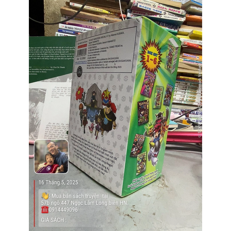 Boxset POKÉMON Đặc Biệt X-Y Set Manga (6 Tập) - 452317