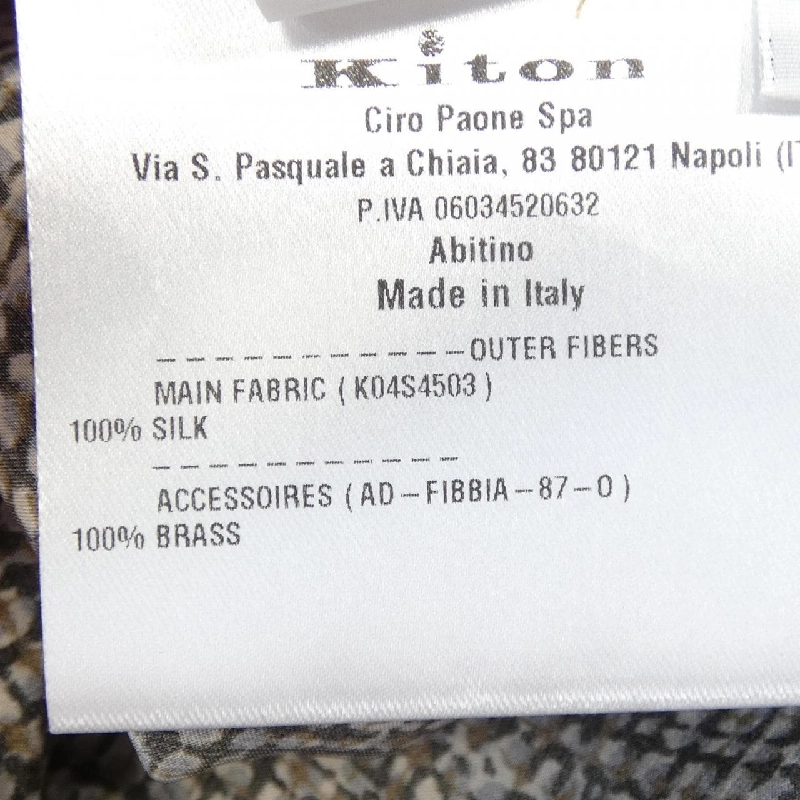 Kiểu dáng KITON - Hàng hiệu Authentic 813475