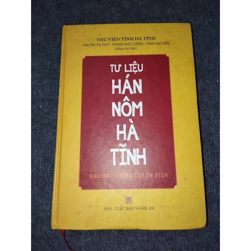 TƯ LIỆU HÁN NÔM HÀ TĨNH 991020