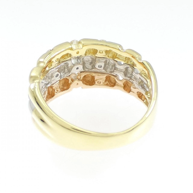 Nhẫn kim cương K18YG/PT900/K18PG 0.20CT 669601