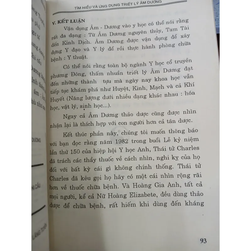 TÌM HIỂU VÀ ỨNG DỤNG TRIẾT LÝ ÂM DƯƠNG - NGUYỄN ĐÌNH PHƯ 747796