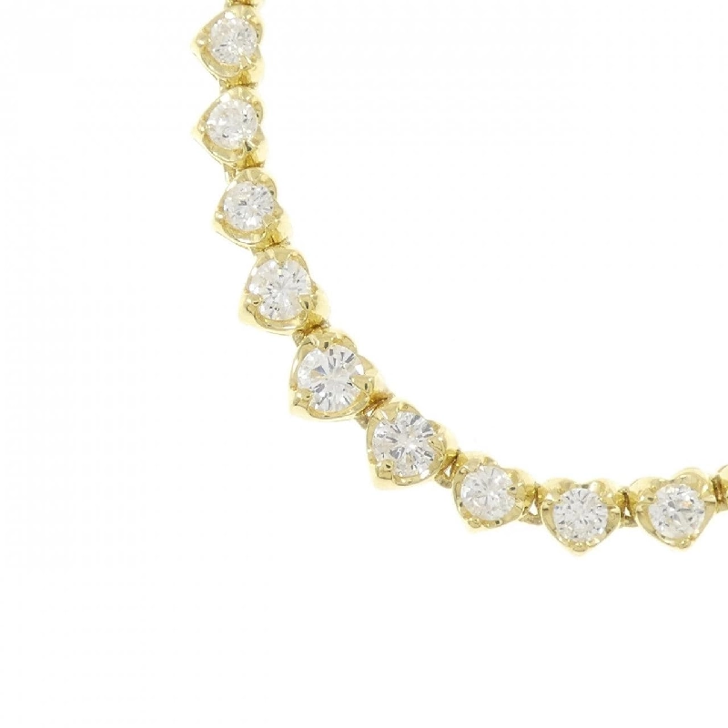 K18YG Dây chuyền kim cương hình trái tim 5.00CT - Hàng hiệu Authentic 859295