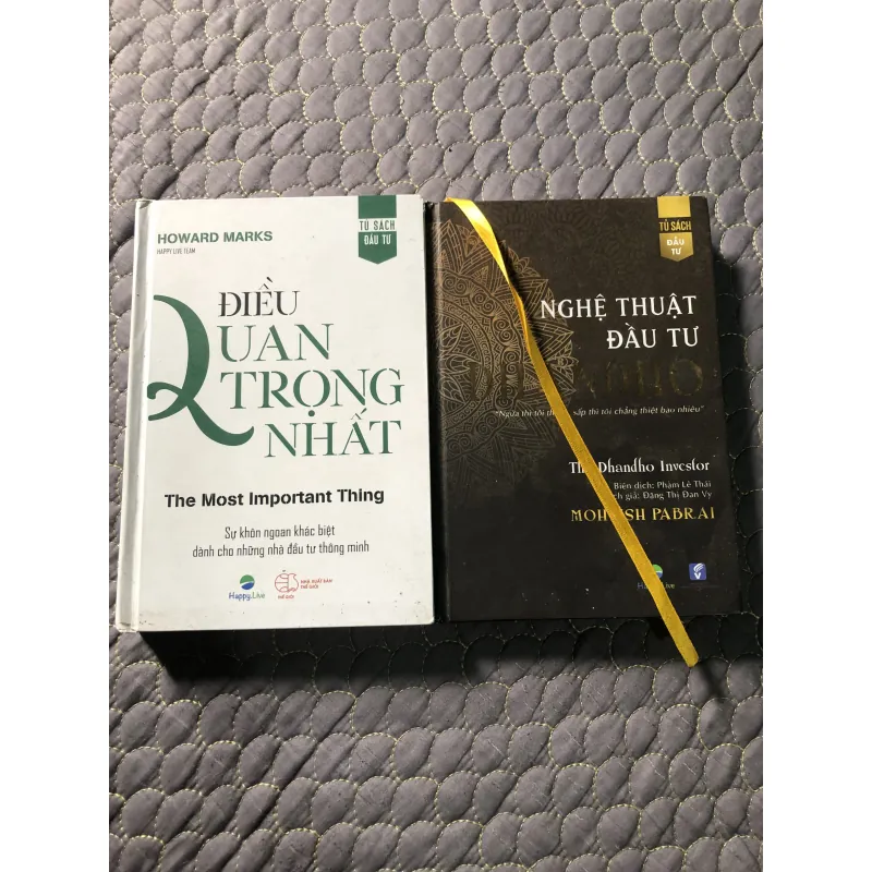 Bộ 2 Cuốn : Sách ĐIỀU QUAN TRỌNG NHẤT & NGHỆ THUẬT ĐẦU TƯ DHADHO 1005374