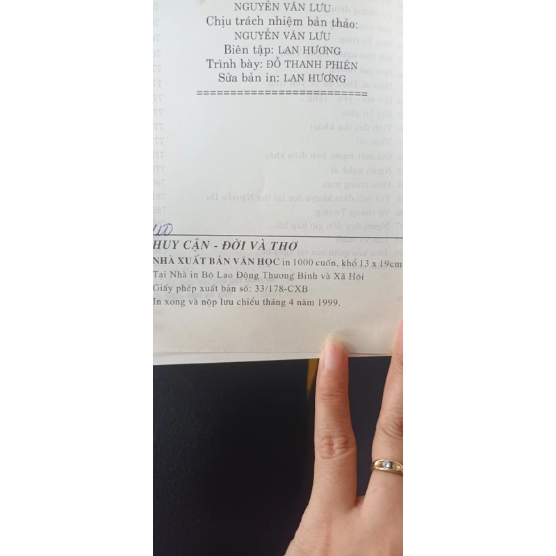 Huy Cận Thơ Và Đời 550039
