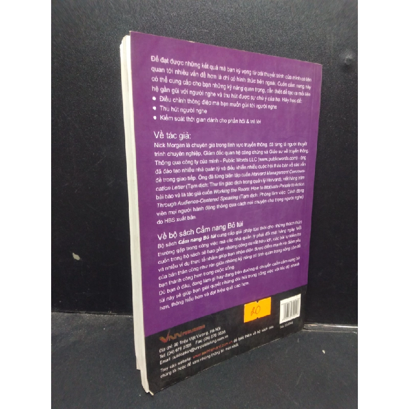 Cẩm nang bỏ túi: kỹ năng thuyết trình - Harvard Business School Press 2008 mới 80% bẩn nhẹ HCM2404 kỹ năng 138575