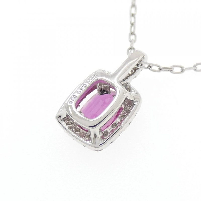 Dây chuyền ruby PT900/PT850 0.60CT - Hàng hiệu Authentic 865789